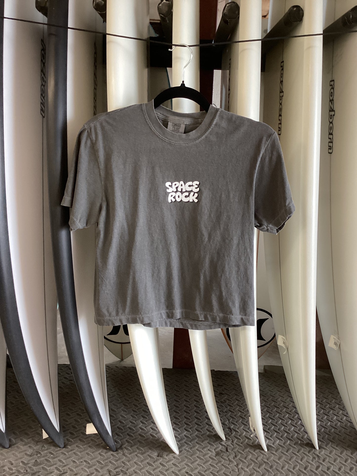 Spacerock Font Logo Tee - Women’s - Slate