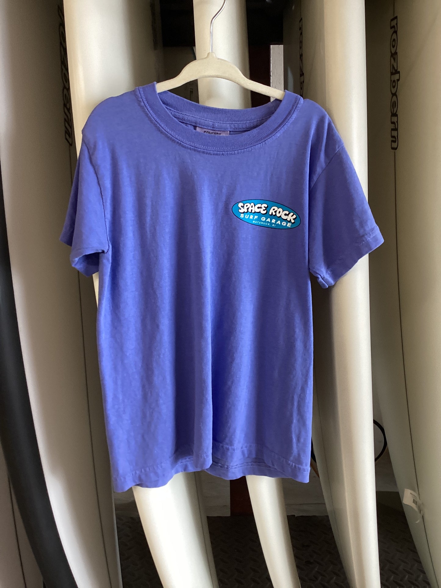 Spacerock Garage Pocket Tee - Youth - Blue