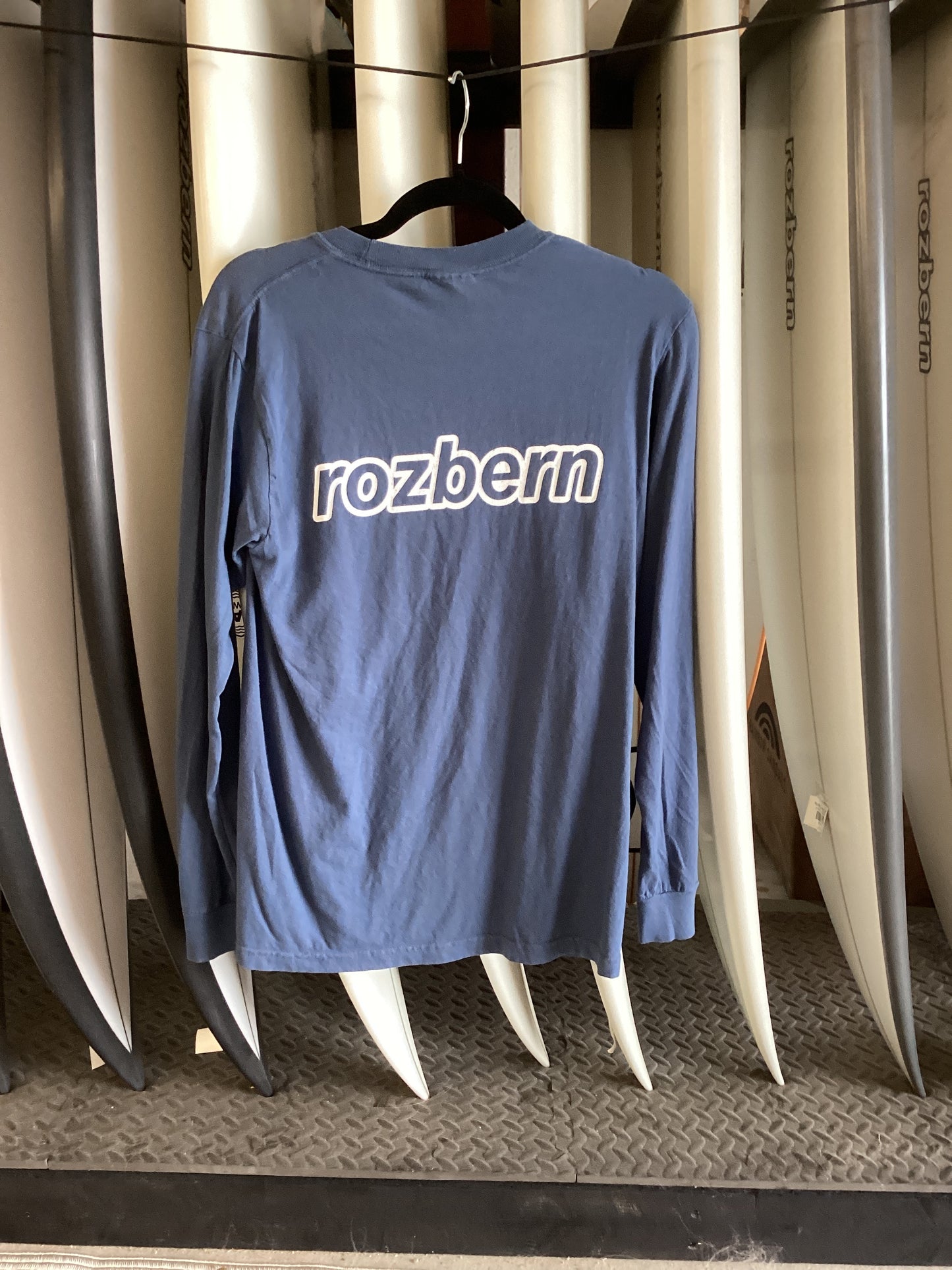 Rozbern Long Sleeve Tee - Steel Blue