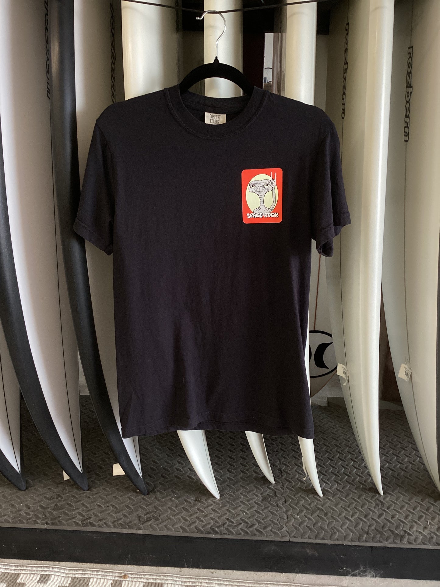 Spacerock Phone Home Tee - Black