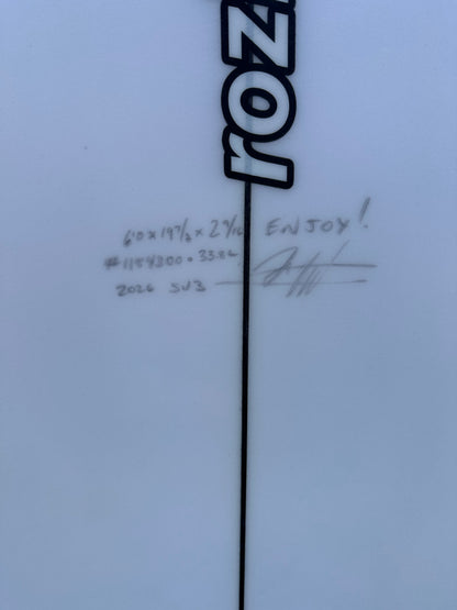 SV3 |  6'0 x 19 7/8 x 2 9/16 - 33.8L | #1154300